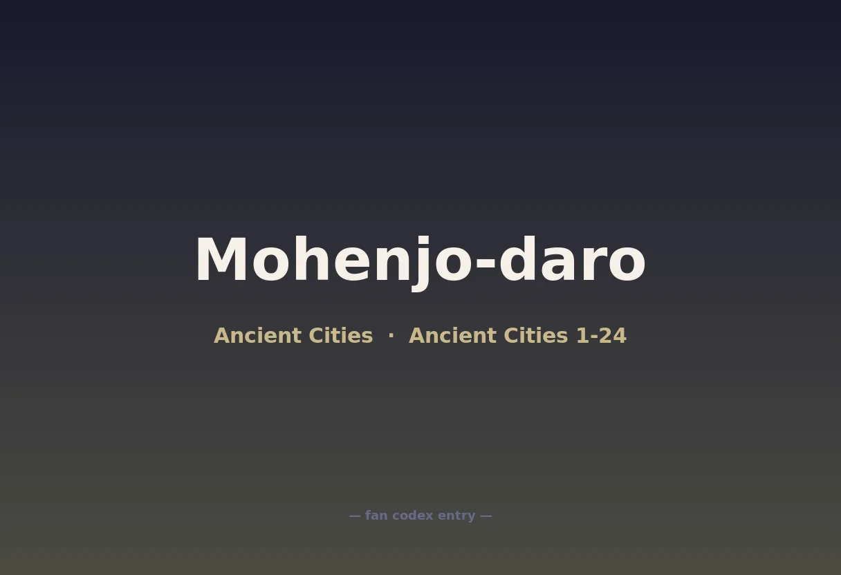 Mohenjo-daro